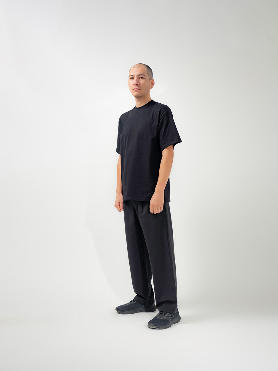 PLEATED PANTS | BLACK